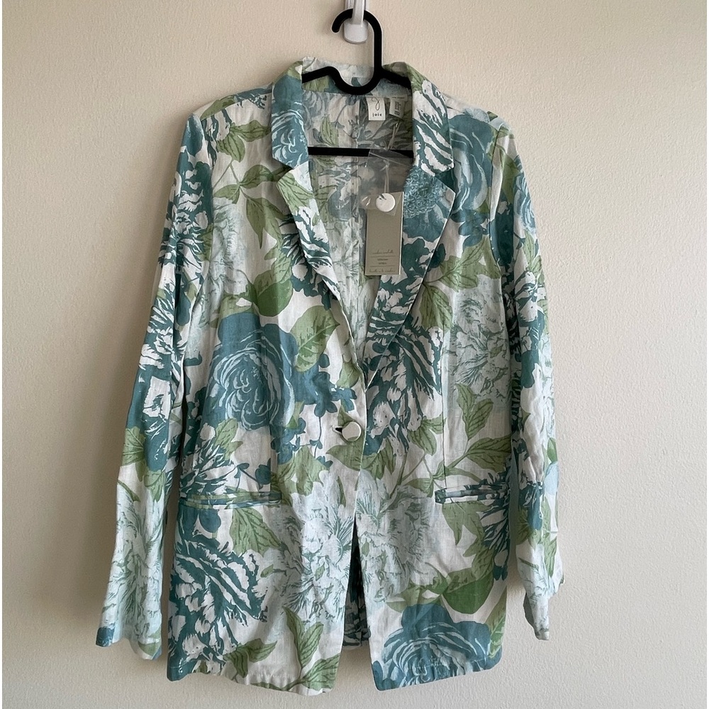 JOIE Linen floral blazer